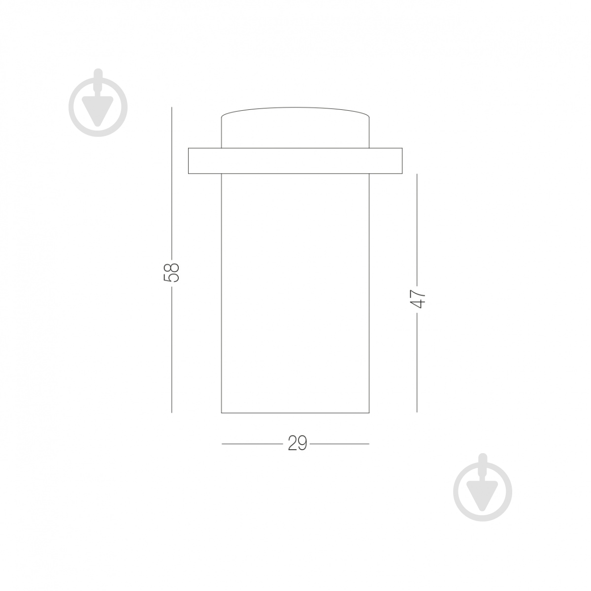 Стопор дверной MVM M-47 AB старая бронза - фото 2
