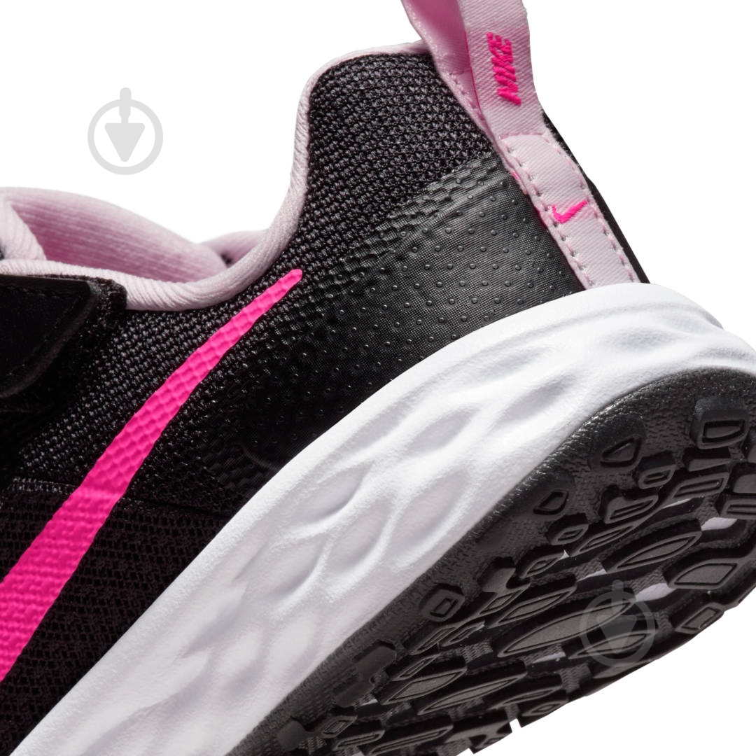 Кроссовки демисезонные Nike REVOLUTION 6 DD1095-007 р.33 черные - фото 6