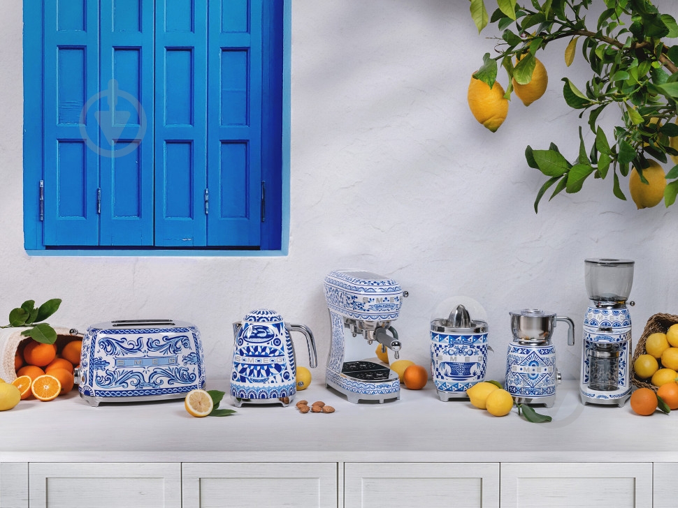 Тостер Smeg TSF01DGBEU Dolce & Gabbana Blu Mediterraneo - фото 12