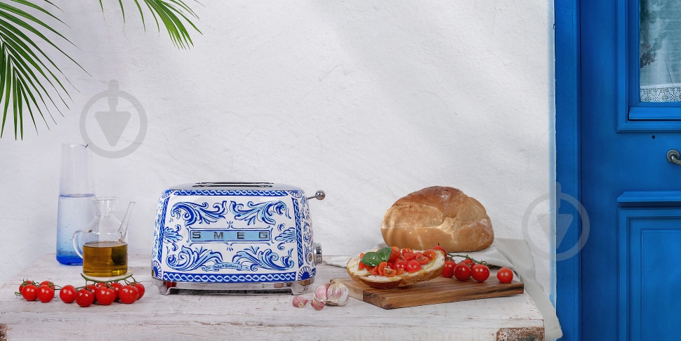 Тостер Smeg TSF01DGBEU Dolce & Gabbana Blu Mediterraneo - фото 10
