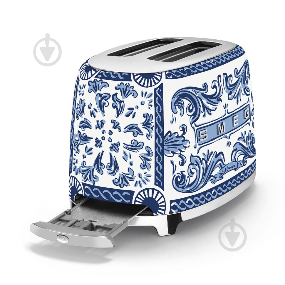 Тостер Smeg TSF01DGBEU Dolce & Gabbana Blu Mediterraneo - фото 7