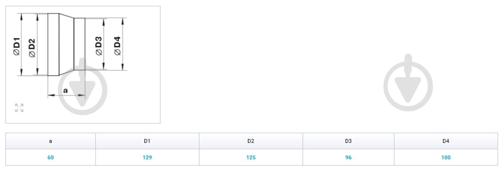 Редуктор Вентс Пластивент d125/120 216 - фото 3