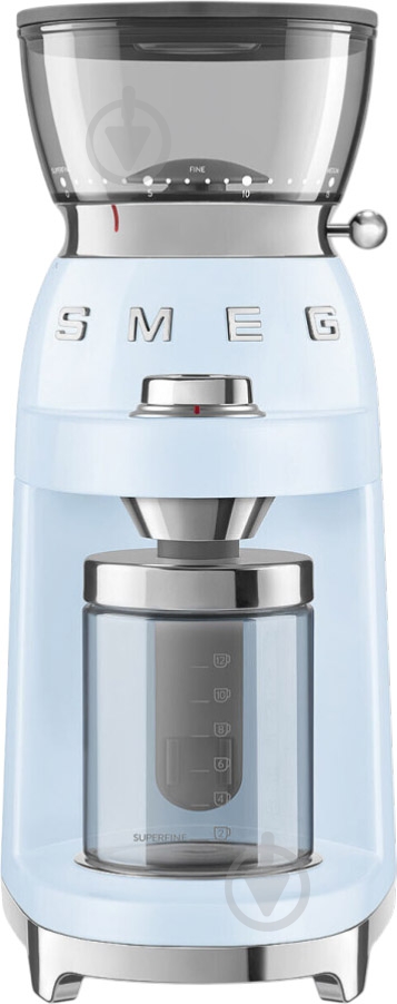 Кофемолка Smeg CGF03PBEU - фото 1 Кофемолка Smeg CGF03PBEU - фото 1