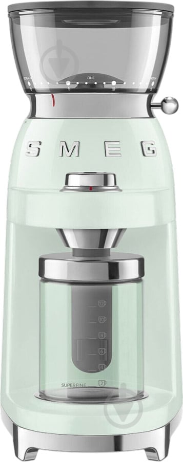Кофемолка Smeg CGF03PGEU - фото 1 Кофемолка Smeg CGF03PGEU - фото 1