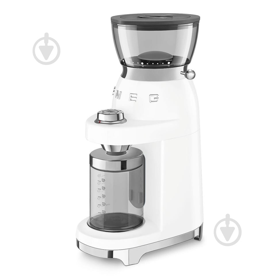 Кофемолка Smeg CGF03WHEU - фото 4 Кофемолка Smeg CGF03WHEU - фото 4