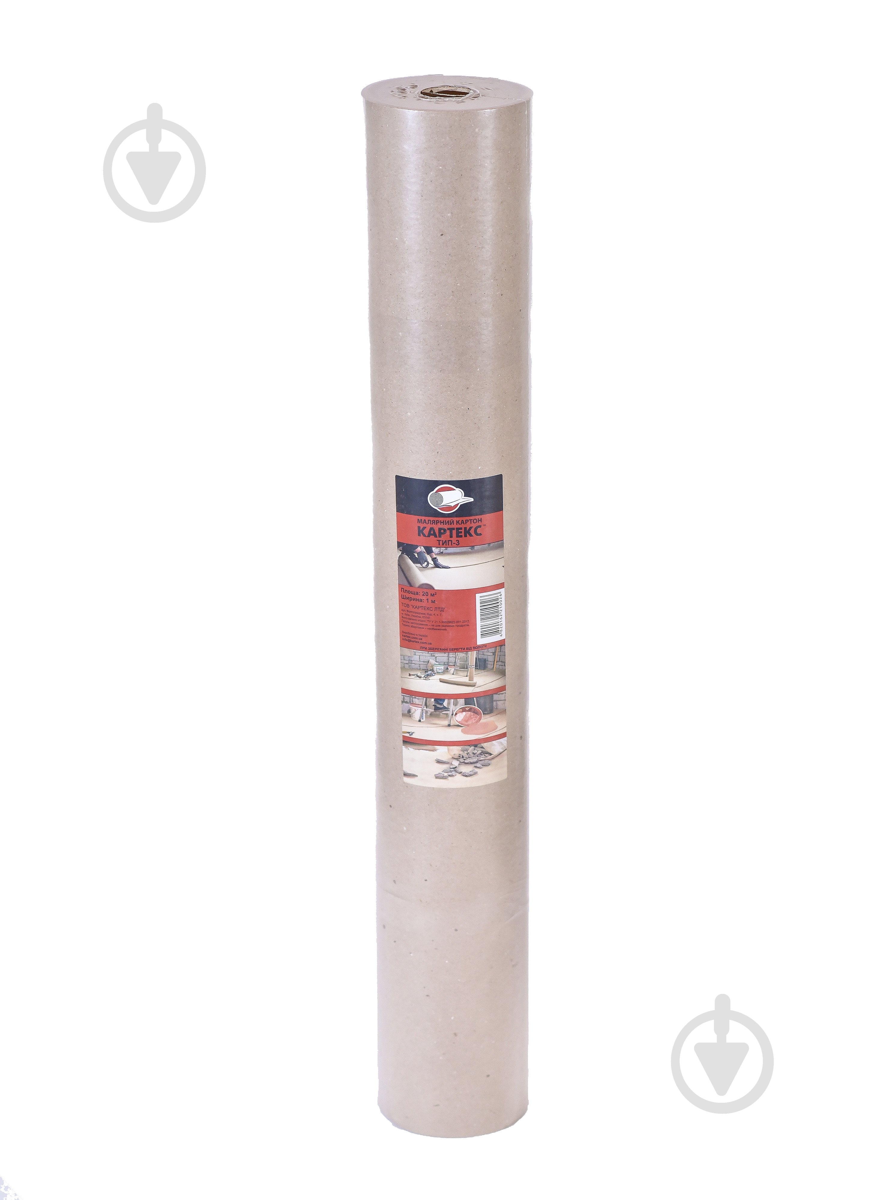 Картон малярный Картекс влагостойкий ТИП-3 20 кв.м. - фото 1