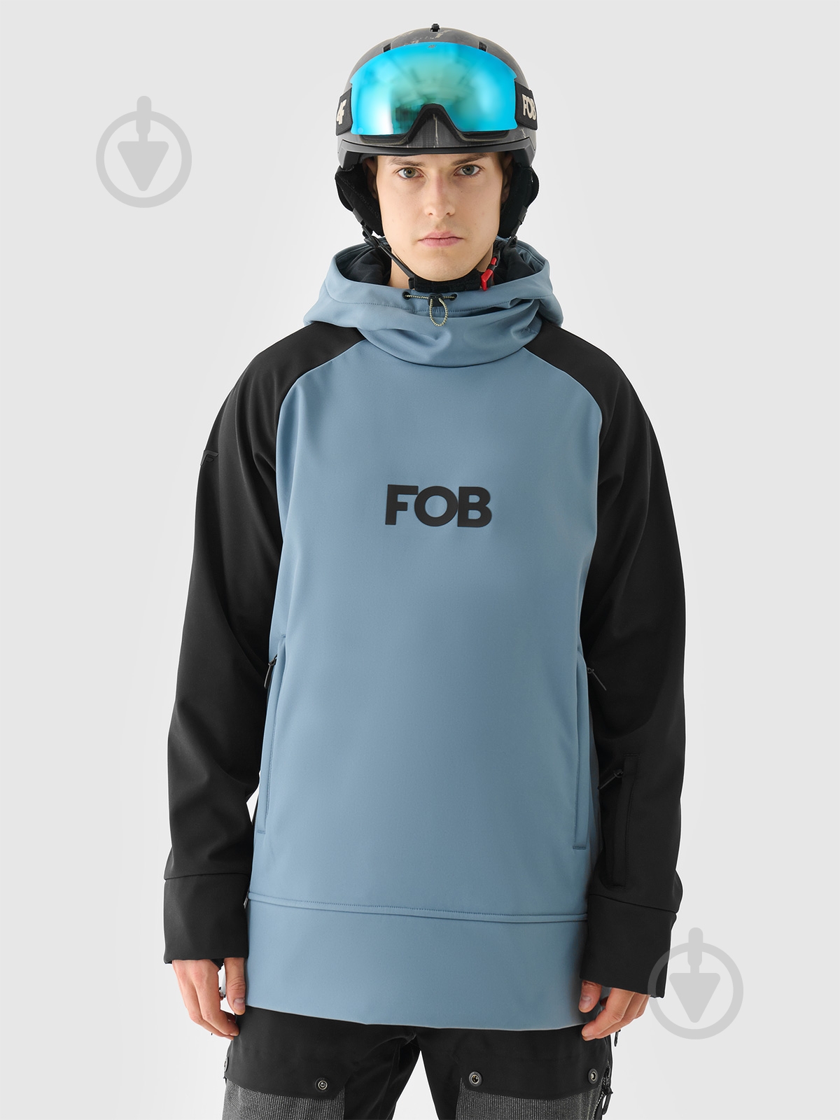 Куртка 4F SOFTSHELL JACKET M255 4FWAW24TSOFM255-32S р.L синій - фото 1