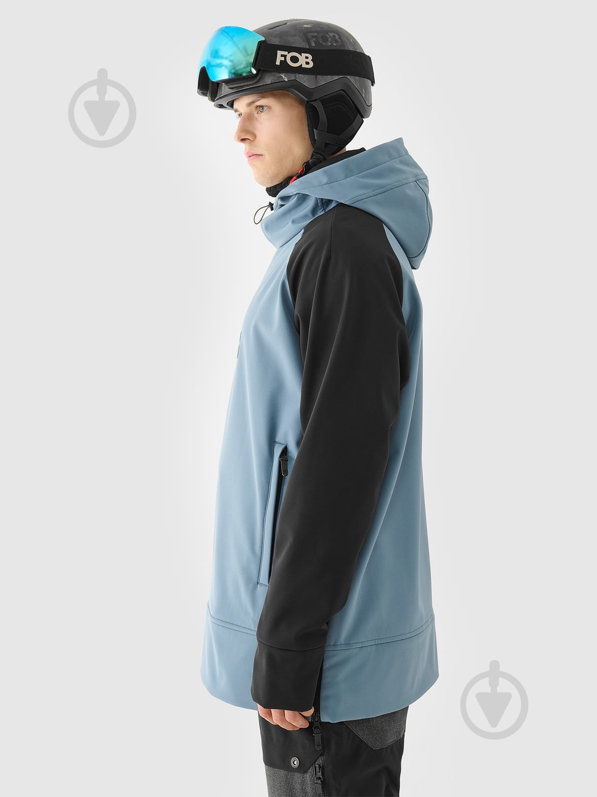 Куртка 4F SOFTSHELL JACKET M255 4FWAW24TSOFM255-32S р.L синій - фото 3