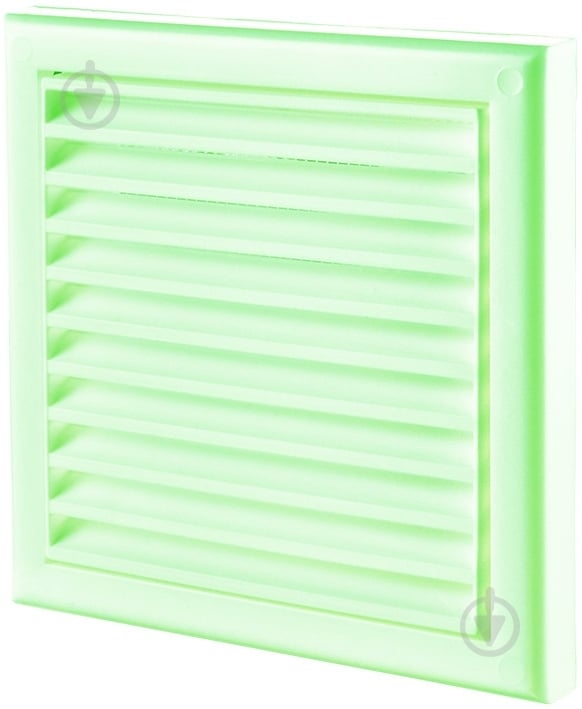 Решетка Домовент ДВ 150с пластик салатовый - фото 1 Решетка Домовент ДВ 150с пластик салатовый - фото 1