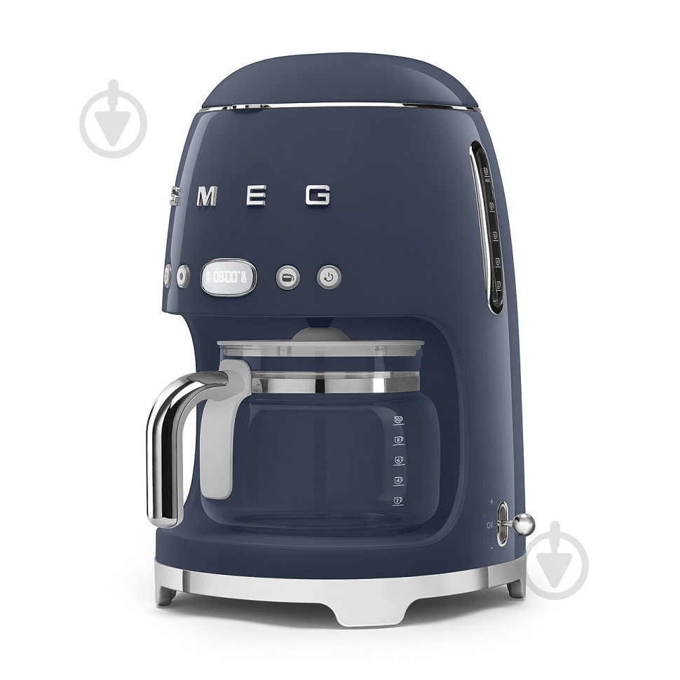 Кофемашина капельная Smeg DCF02NBEU темно-синий - фото 5