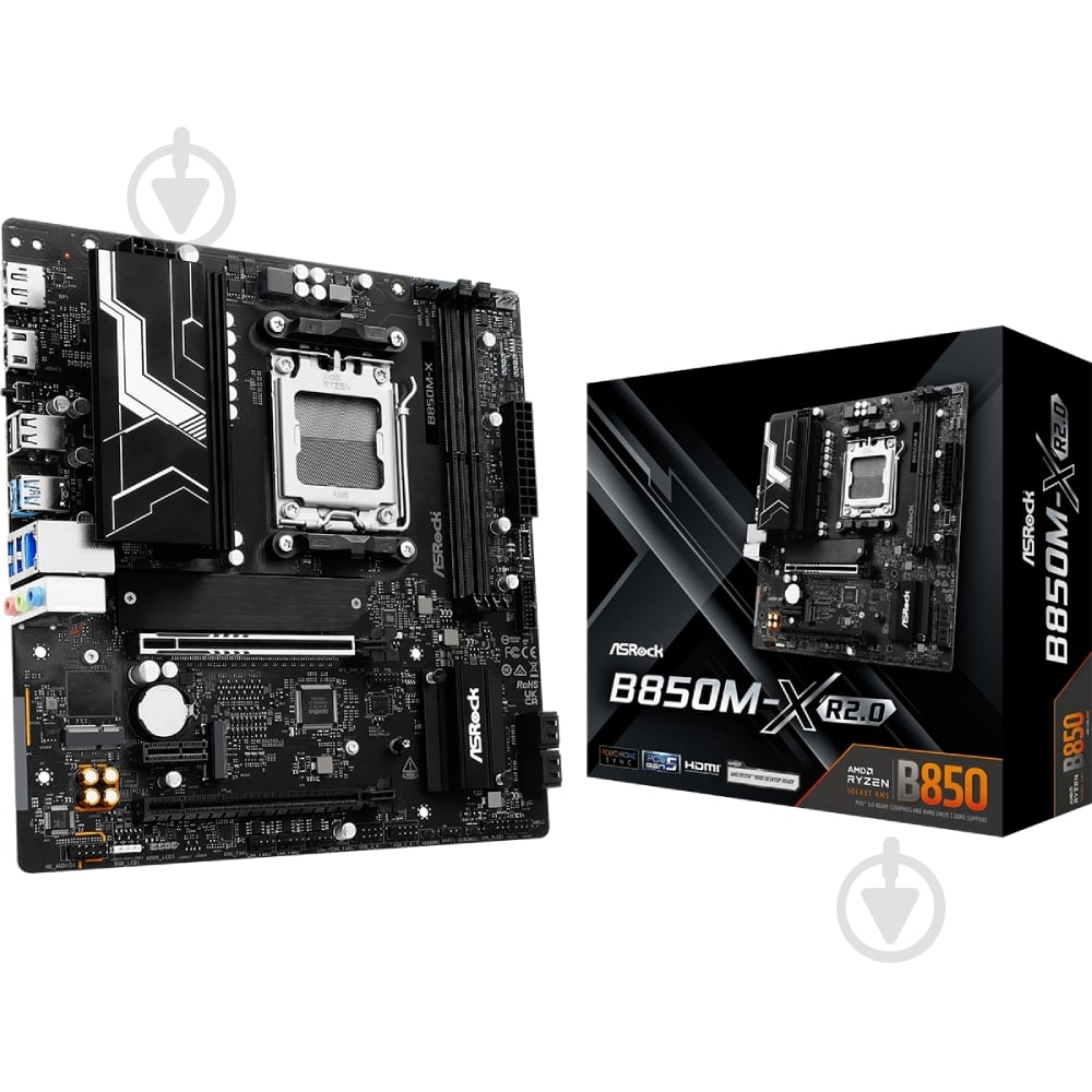 Материнская плата ASRock B850M-X R2.0 (Socket AM5, AMD B850, micro ATX) - фото 5