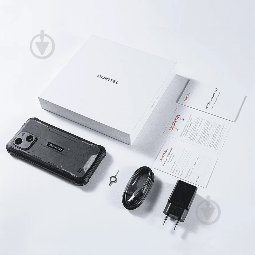 Смартфон Oukitel G2 4/64GB black (G2Black) - фото 9