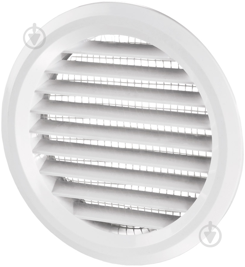 Решетка Вентс МВ 80/2 бВ пластик белый - фото 1
