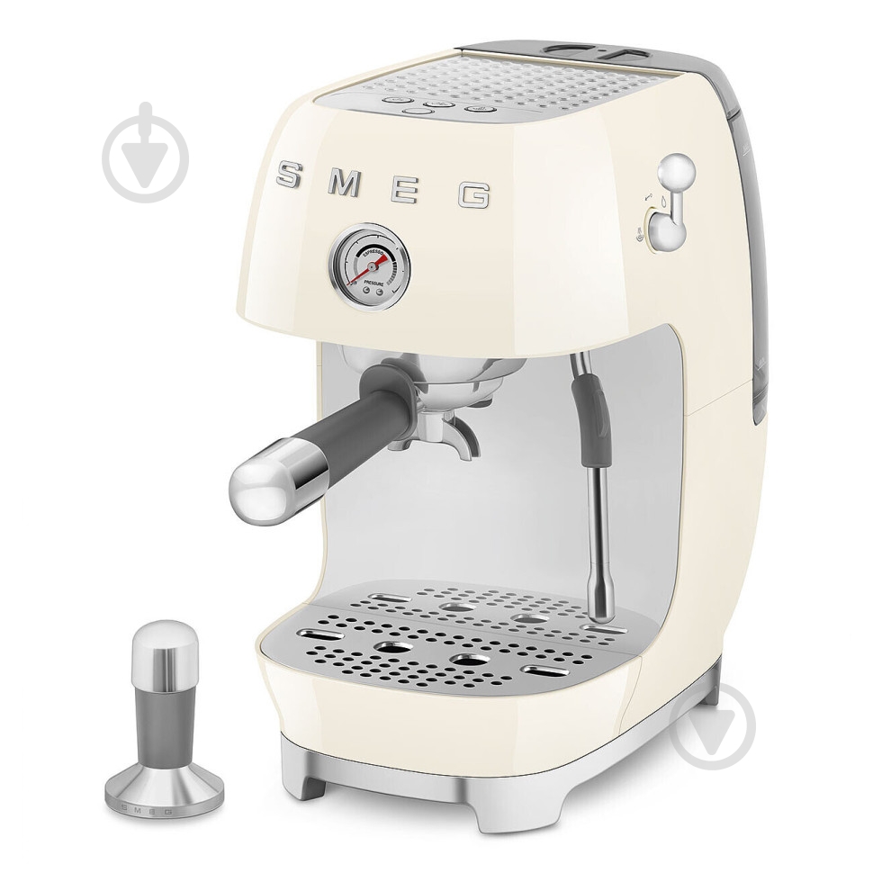 Кофеварка рожковая Smeg ECF03CREU - фото 4