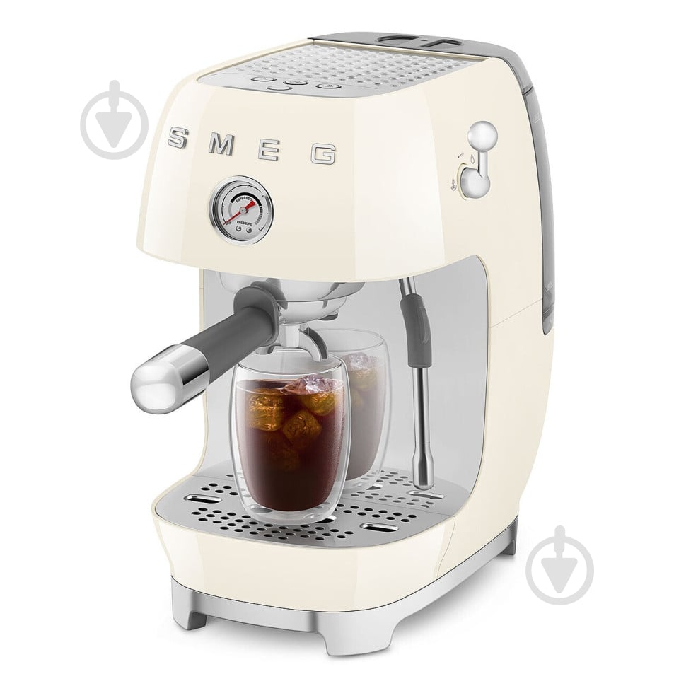 Кофеварка рожковая Smeg ECF03CREU - фото 9