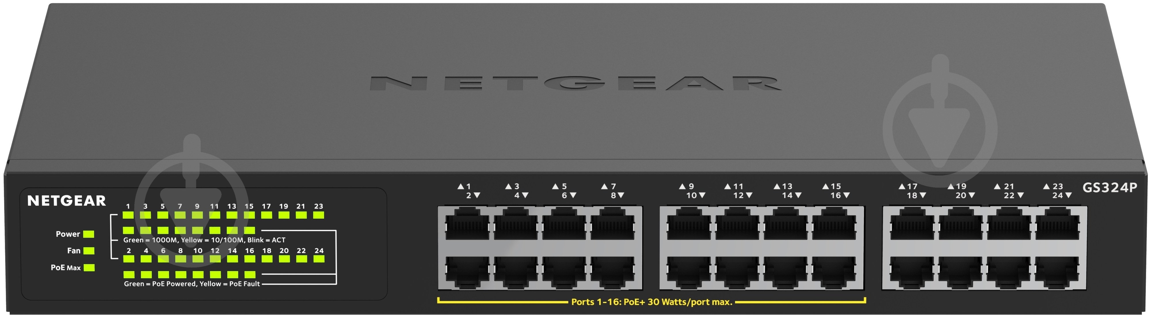 Коммутатор NETGEAR GS324P-100EUS - фото 1