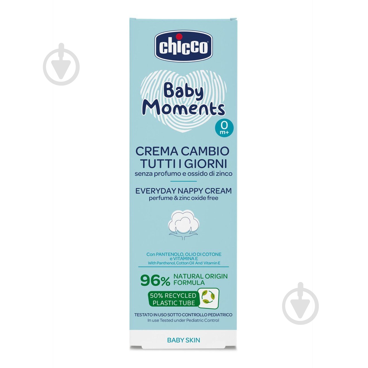 Крем під підгузок Chicco Baby Moments з пантенолом 100 мл 161 г (11641.00) - фото 3 Крем під підгузок Chicco Baby Moments з пантенолом 100 мл 161 г (11641.00) - фото 3