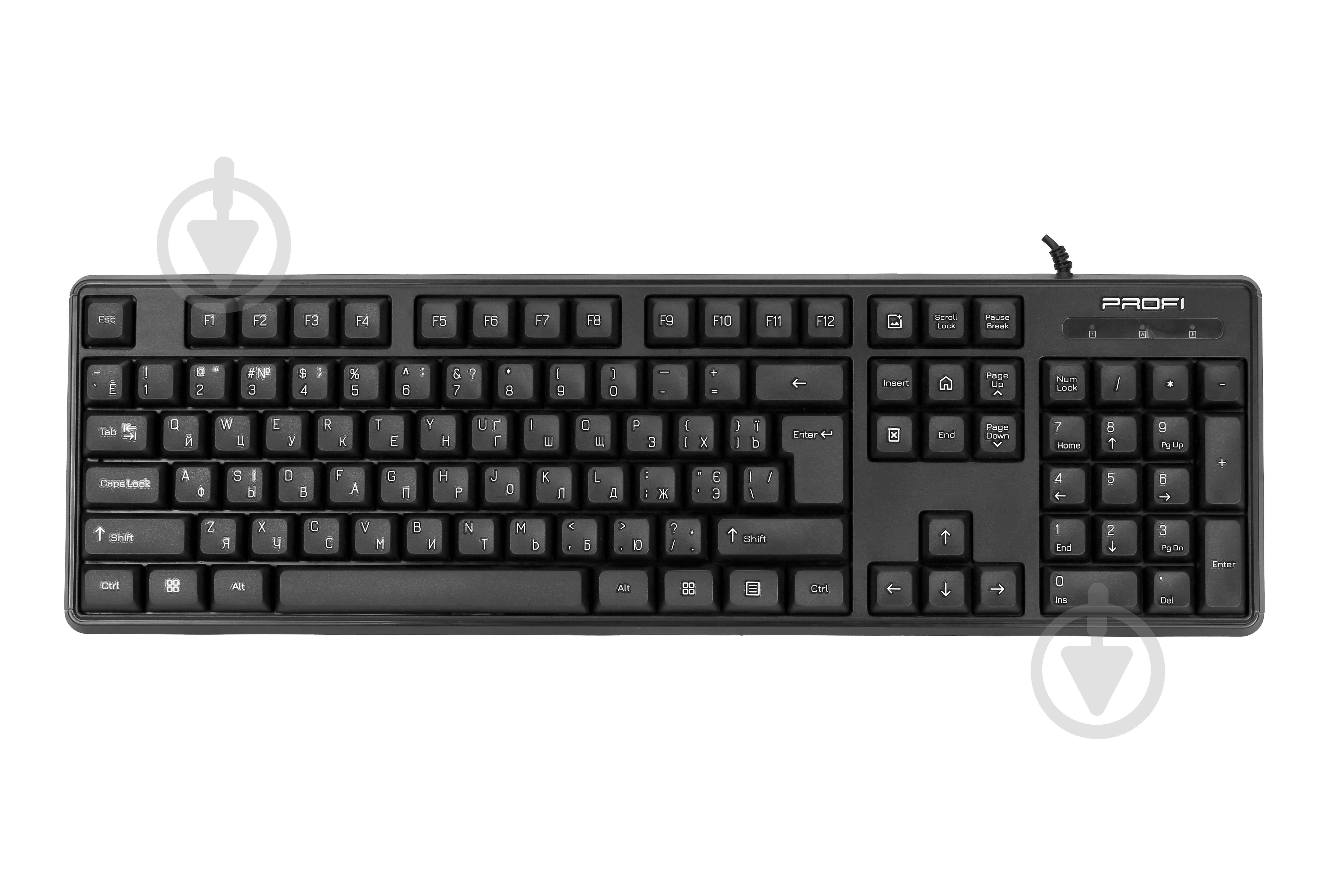 Клавиатура Profimarket (K101UB) Проводная black - фото 1 Клавиатура Profimarket (K101UB) Проводная black - фото 1