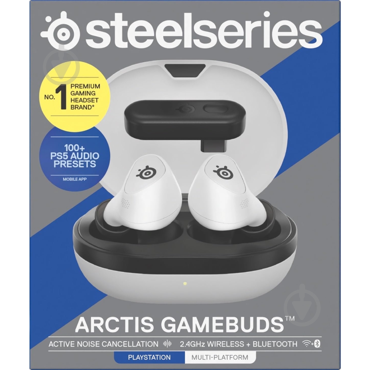 Bluetooth-гарнитура SteelSeries Arctis GameBuds TWS white (61682) - фото 5