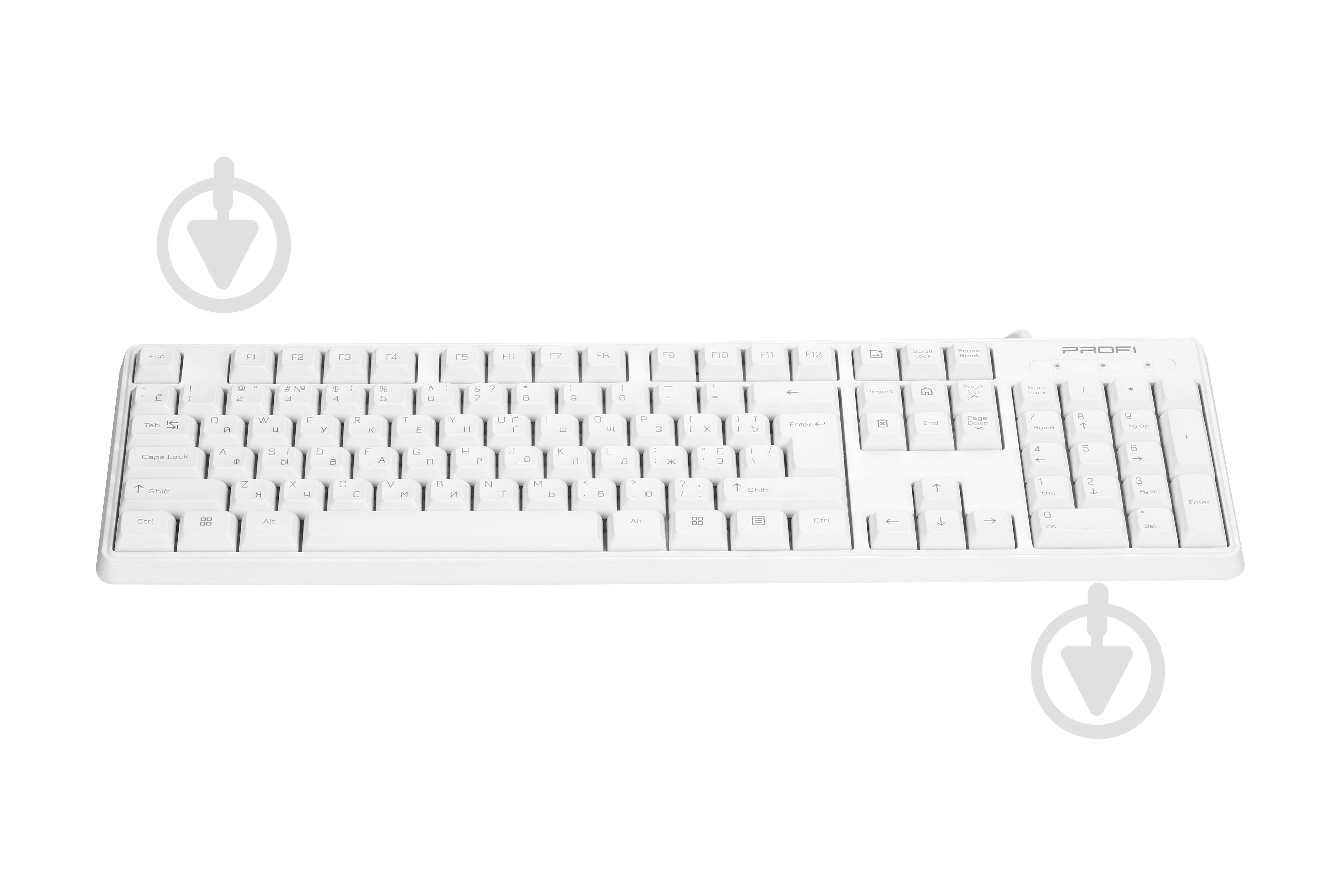 Клавиатура Profimarket (K101UW) Проводная white - фото 4