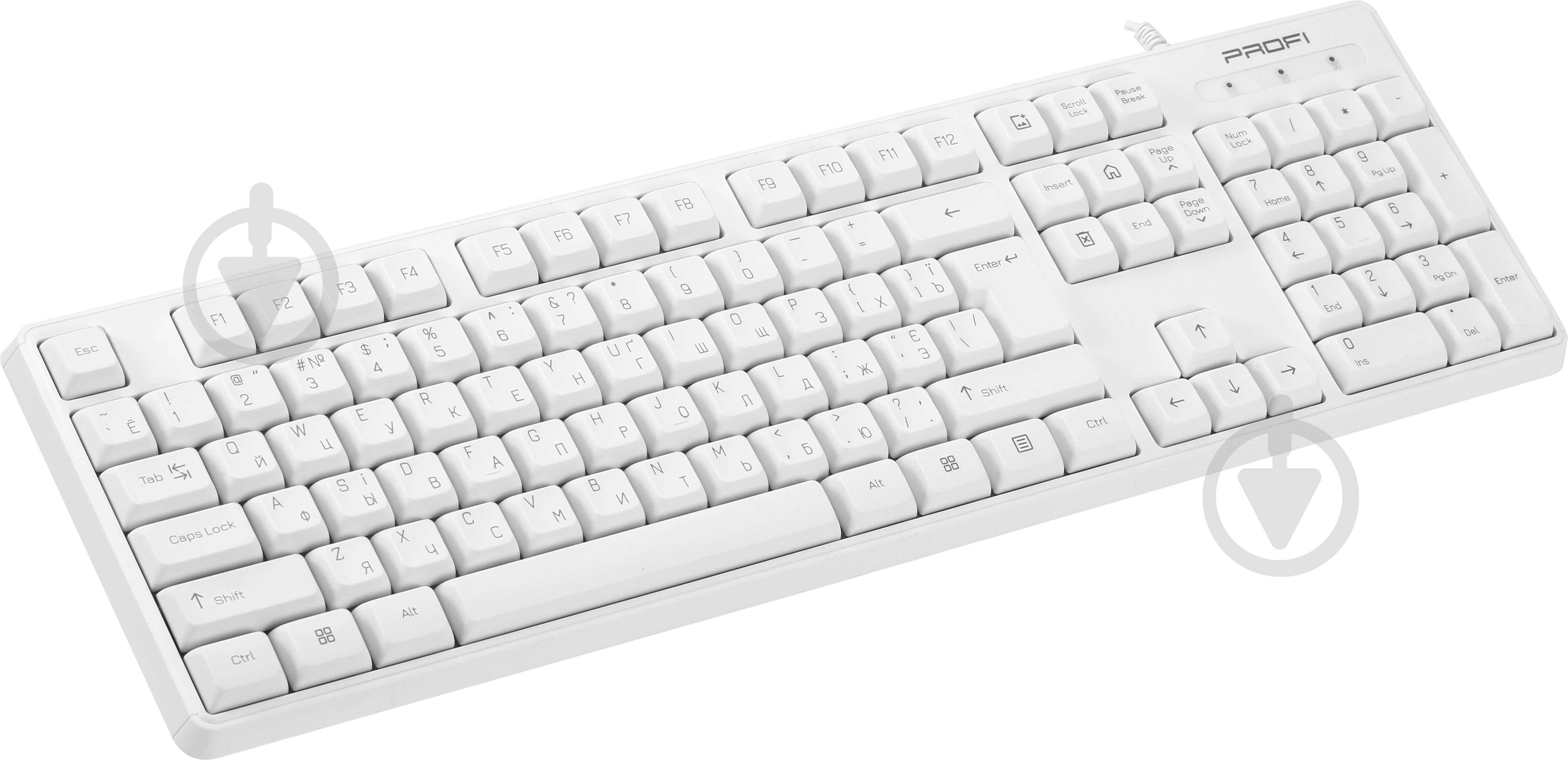 Клавиатура Profimarket (K101UW) Проводная white - фото 6