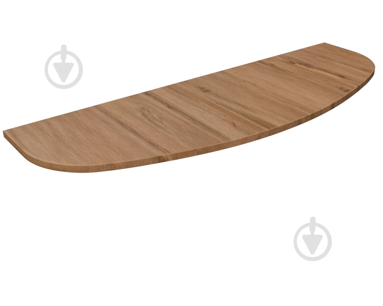 Полиця DC радіусна R 800x250x16 мм дуб тахо - фото 1