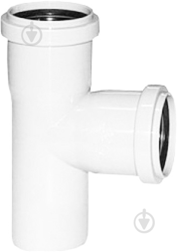 Тройник канализационный Rhein 32/90 белый - фото 1