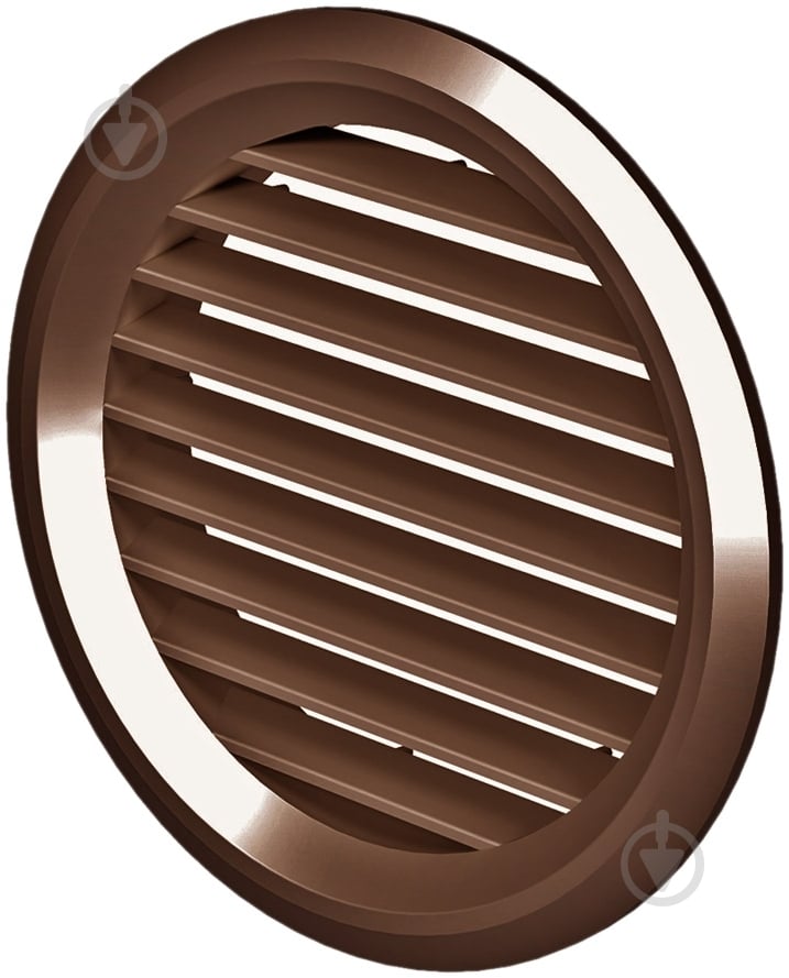 Решетка Вентс МВ 125бВ пластик коричневый - фото 1 Решетка Вентс МВ 125бВ пластик коричневый - фото 1
