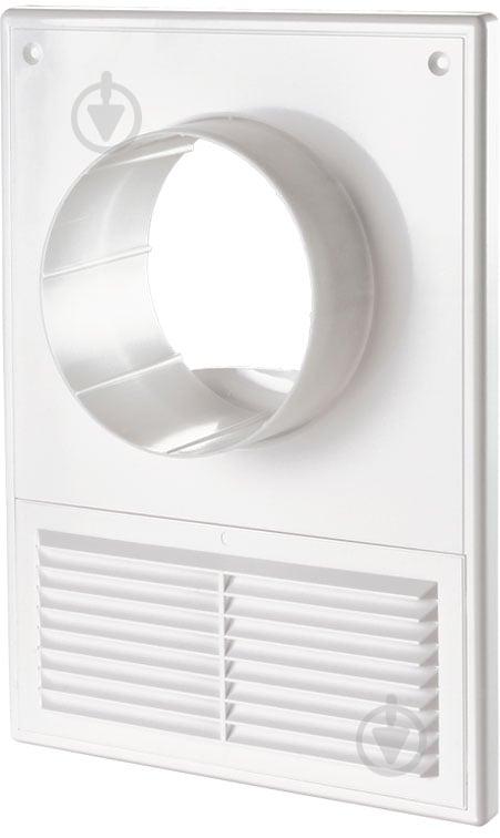 Решітка Вентс МВ 125КВс пластик білий - фото 1