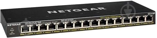 Коммутатор NETGEAR GS316P-100EUS - фото 1 Коммутатор NETGEAR GS316P-100EUS - фото 1