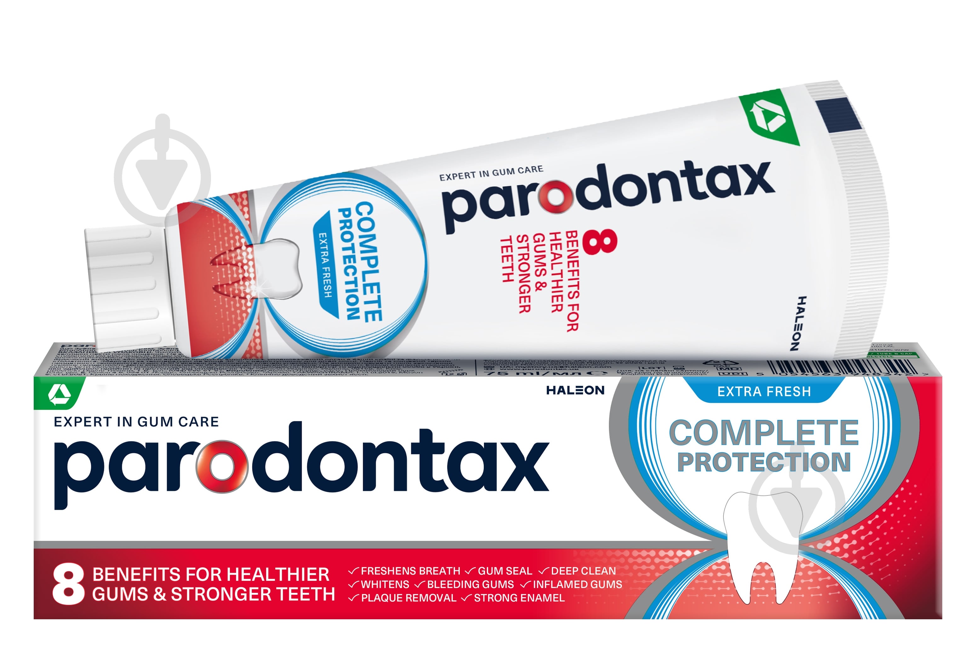 Зубная паста Parodontax Coplete protection Extra Fresh 75 мл - фото 1