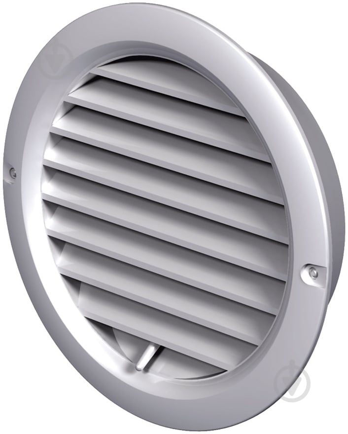 Решетка Вентс МВ 150бВР пластик белый - фото 1