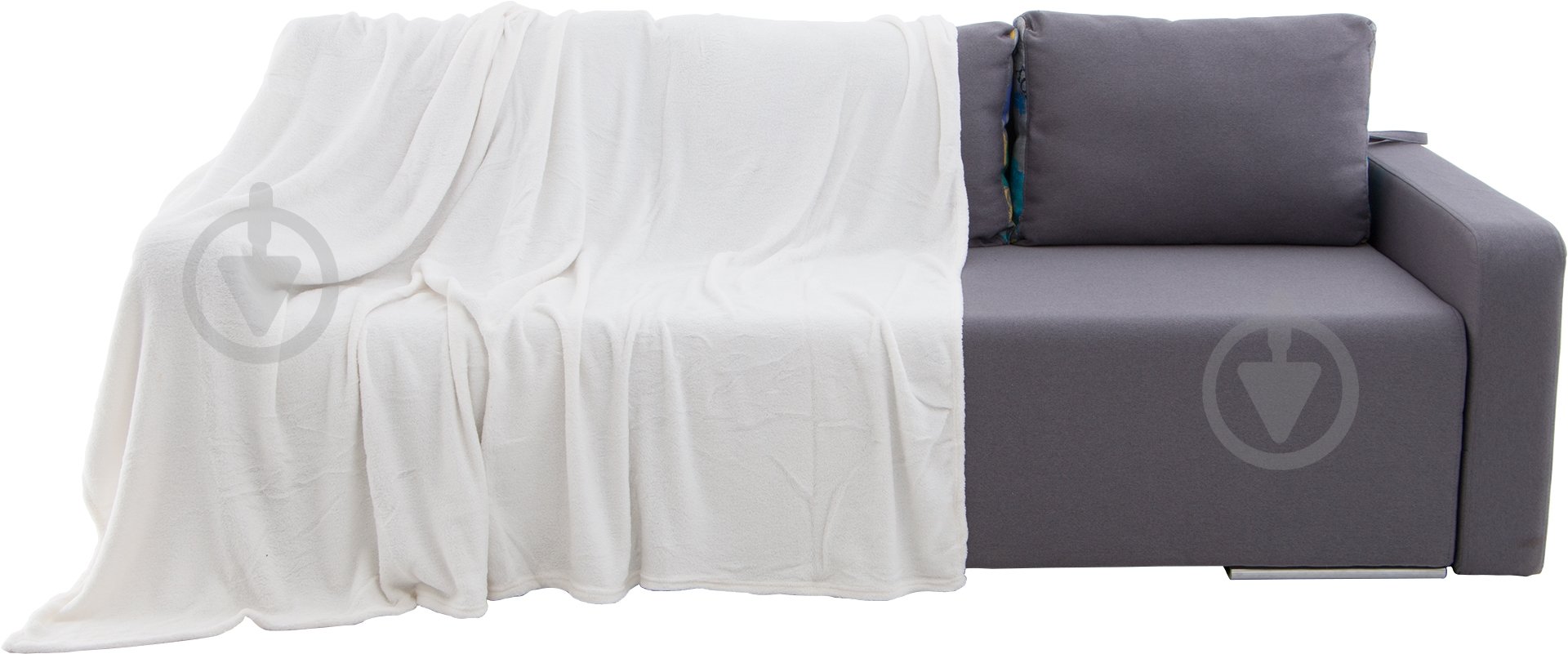 Плед 200x220 см белый UP! (Underprice) - фото 1