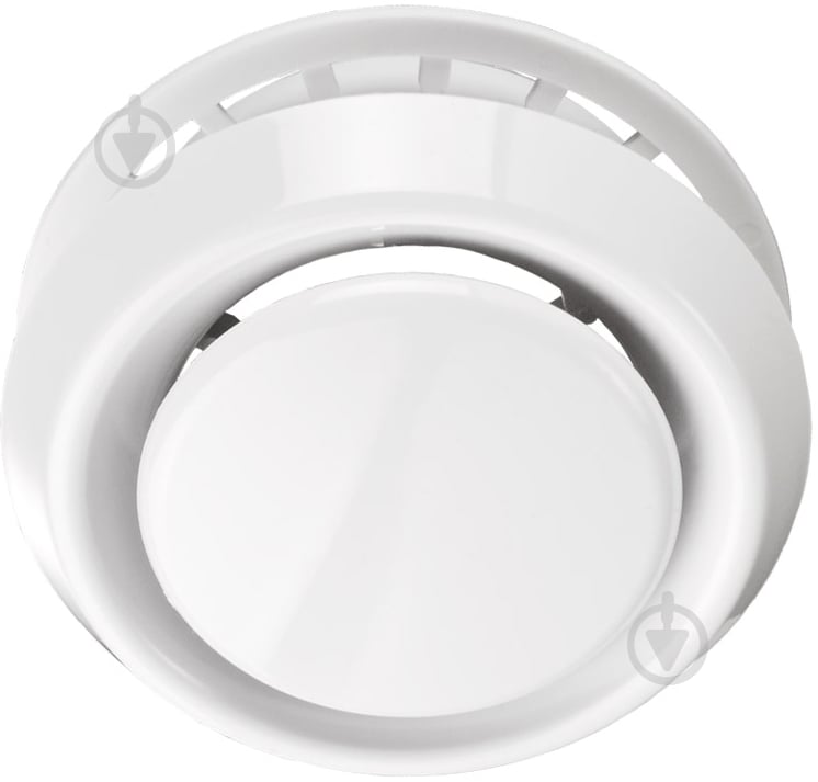 Анемостат Вентс А 200 РФ с фланцем пластик белый - фото 1 Анемостат Вентс А 200 РФ с фланцем пластик белый - фото 1