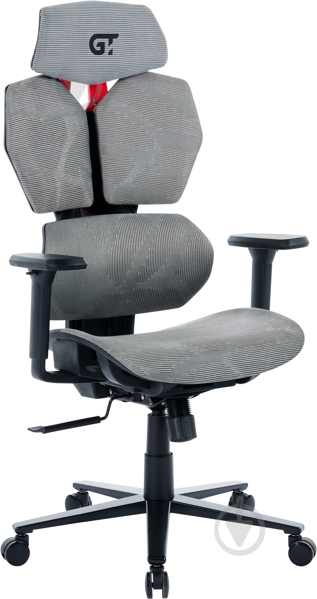 Кресло офисное GT Racer X-6008 серый - фото 1 Кресло офисное GT Racer X-6008 серый - фото 1