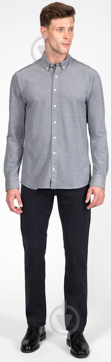 Джинсы Gant O2. REGULAR SOFT TWILL JEANS 1001709-90 р. 31-32 серый - фото 4