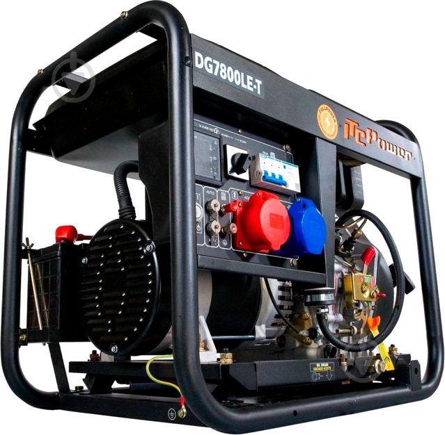 Генератор дизельный ITC Power DG7800LET 5,4 кВт / 5,7 кВт 230 В 34400 - фото 4