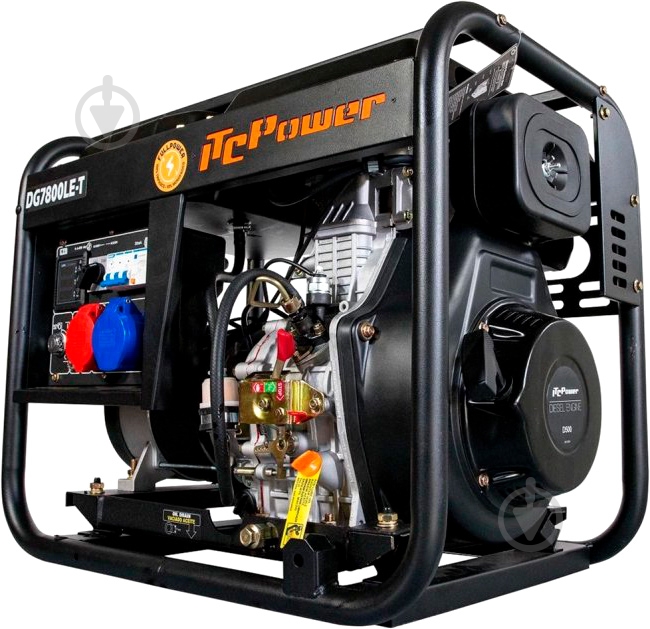Генератор дизельный ITC Power DG7800LET 5,4 кВт / 5,7 кВт 230 В 34400 - фото 3