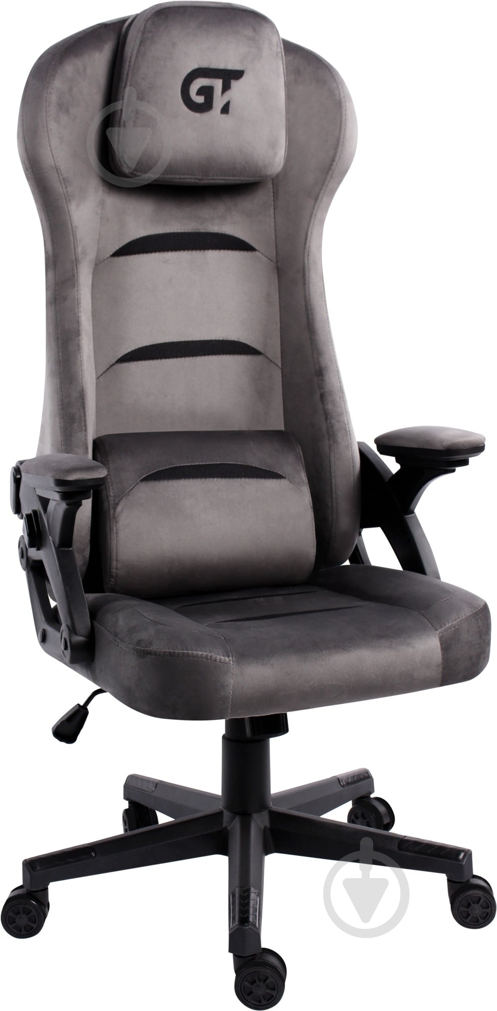 Кресло игровое GT Racer X-5993 серый - фото 1