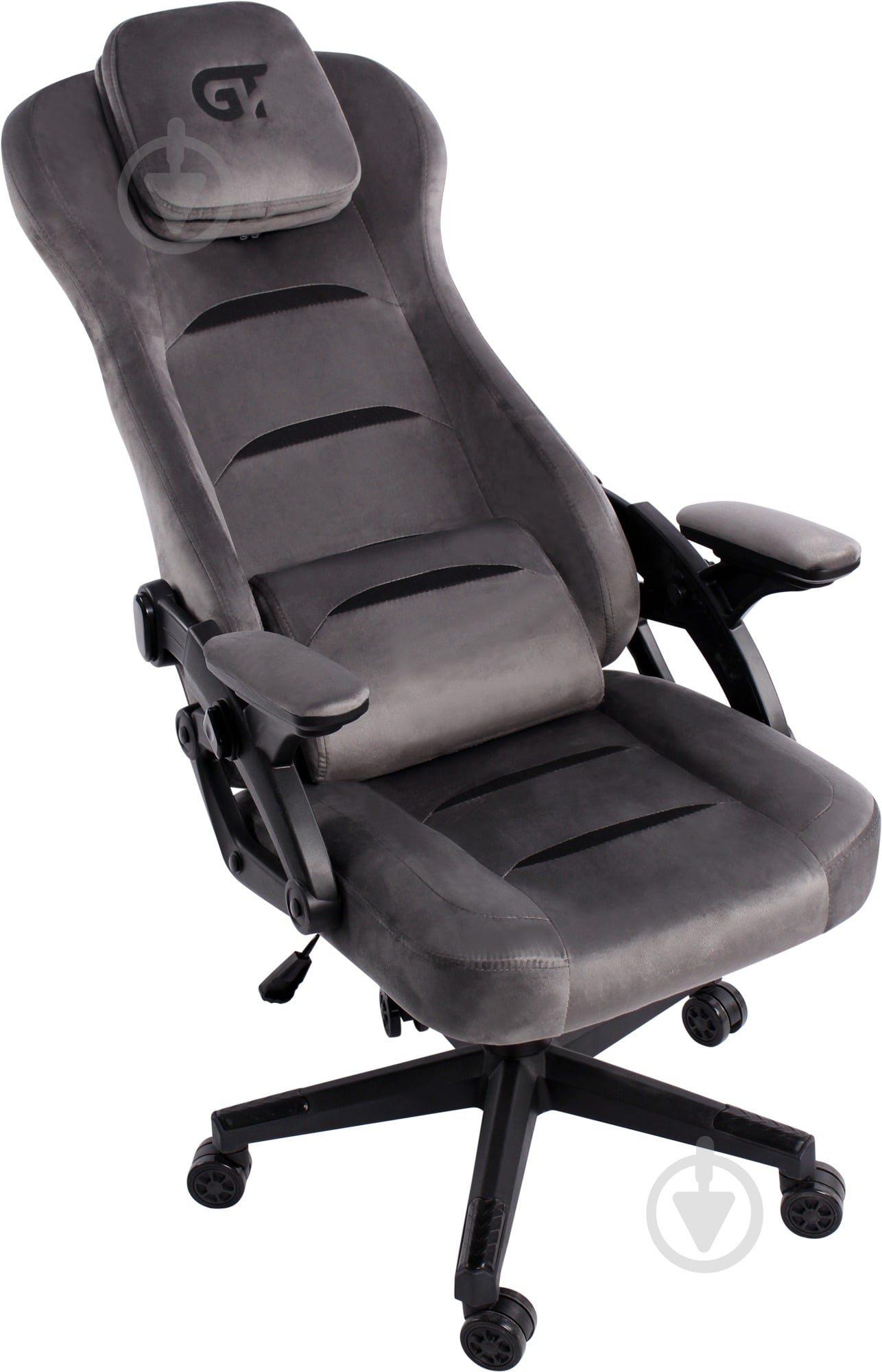 Кресло игровое GT Racer X-5993 серый - фото 4