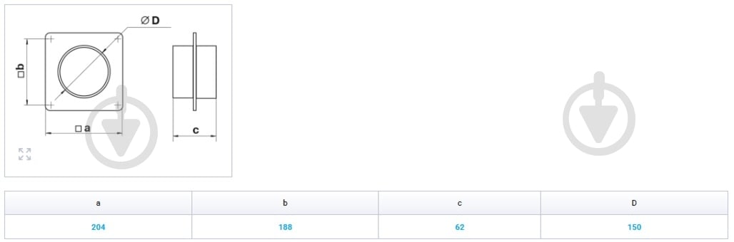 Соединитель с пластиной Вентс Пластивент d150к 3531 - фото 3