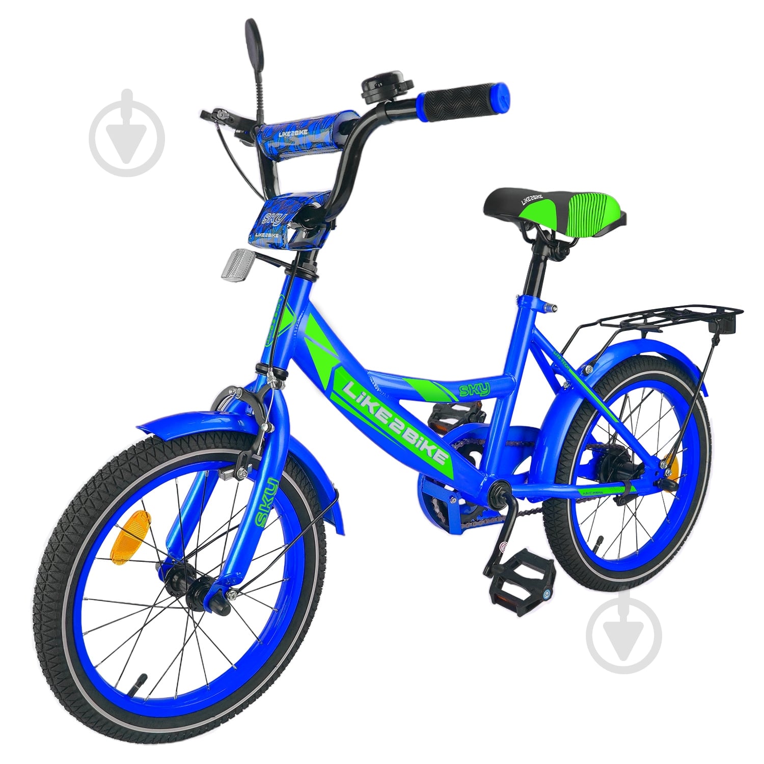 Велосипед детский Like2bike Sky, 16'' синий 241602 - фото 1