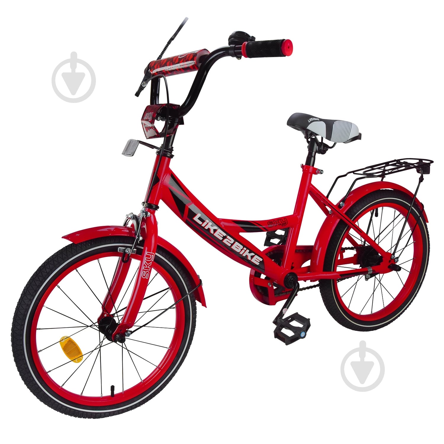 ᐉ Велосипед дитячий Like2bike Sky, 18'' червоний 241804 • Краща