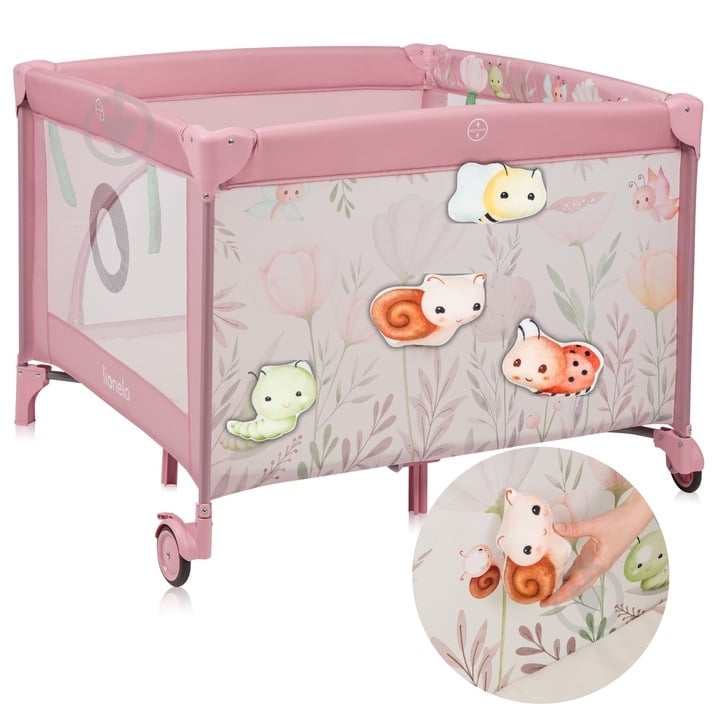 Манеж Lionelo LO-MILLE PLUS PINK - фото 5