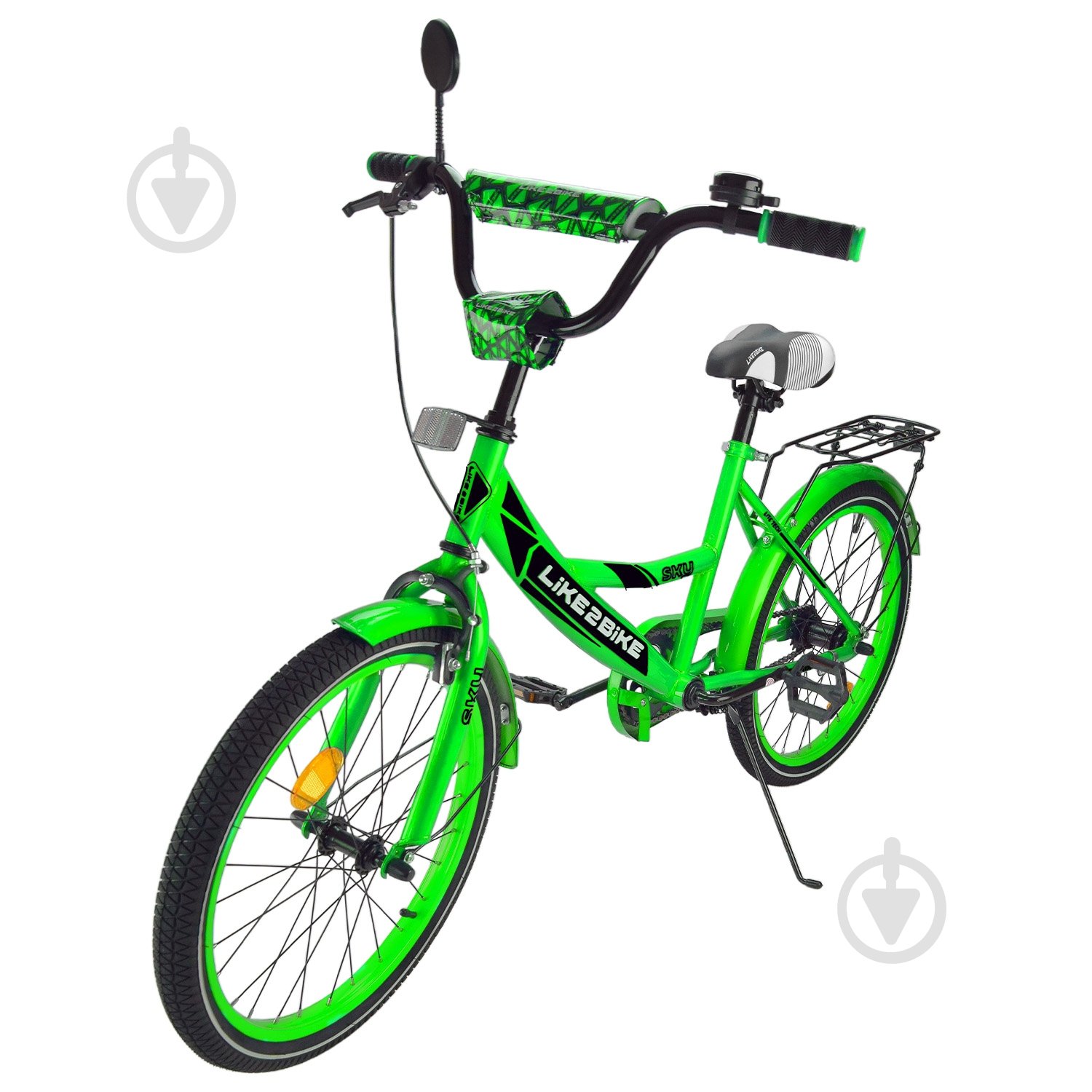 Велосипед детский Like2bike Sky 20'' зеленый 242003 - фото 2 Велосипед детский Like2bike Sky 20'' зеленый 242003 - фото 2