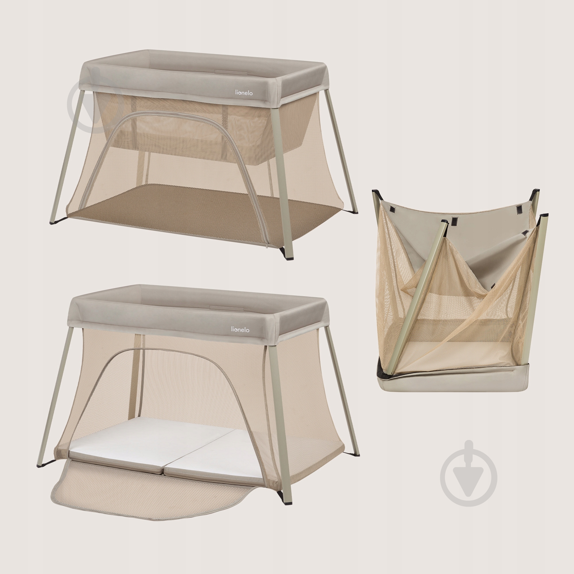 Манеж-кровать Lionelo LO-ALICE GREY - фото 2