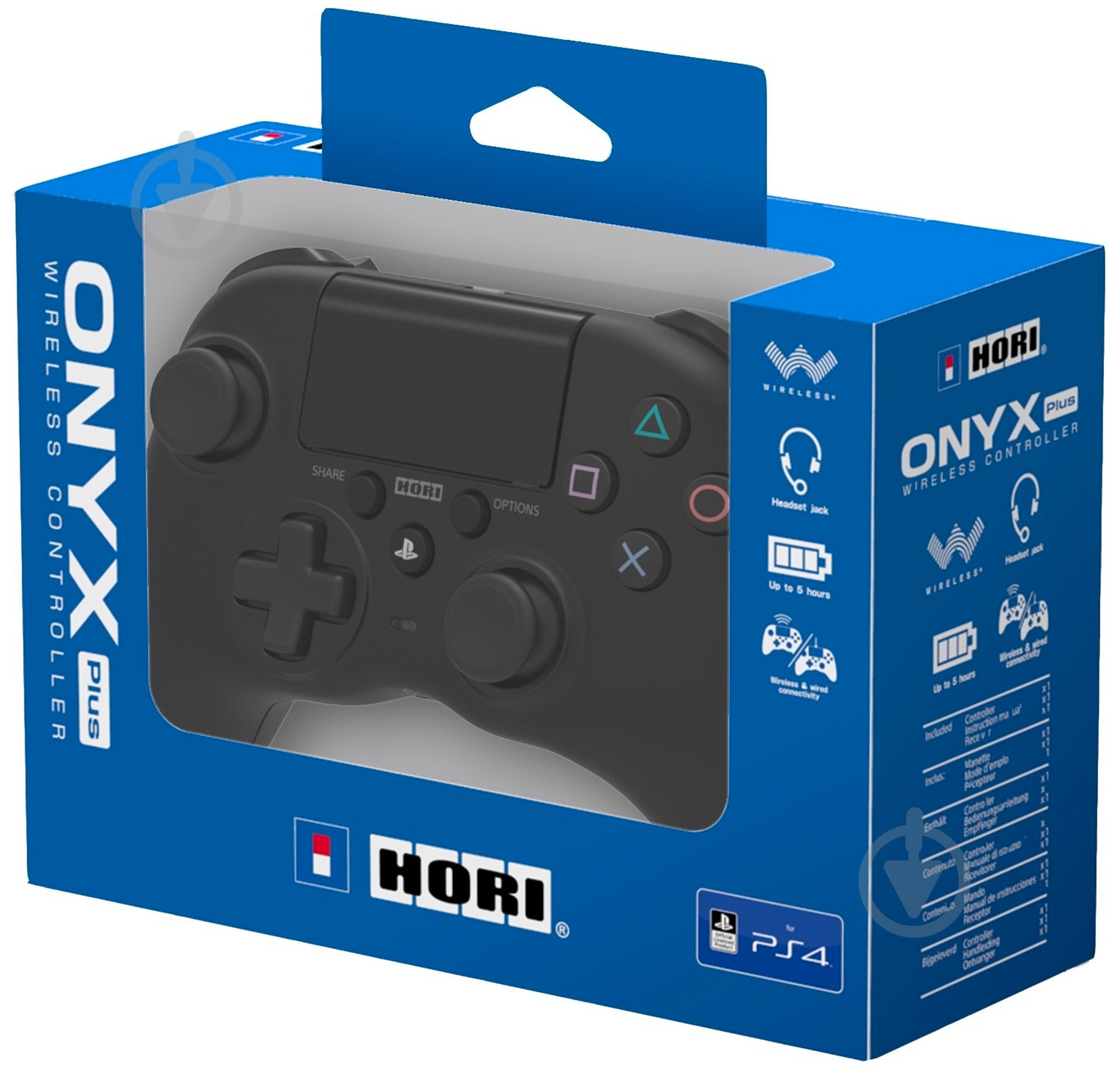 Геймпад HORI Onix Plus Asymmetric Remote для PS4 (4961818031180) - фото 6 Геймпад HORI Onix Plus Asymmetric Remote для PS4 (4961818031180) - фото 6