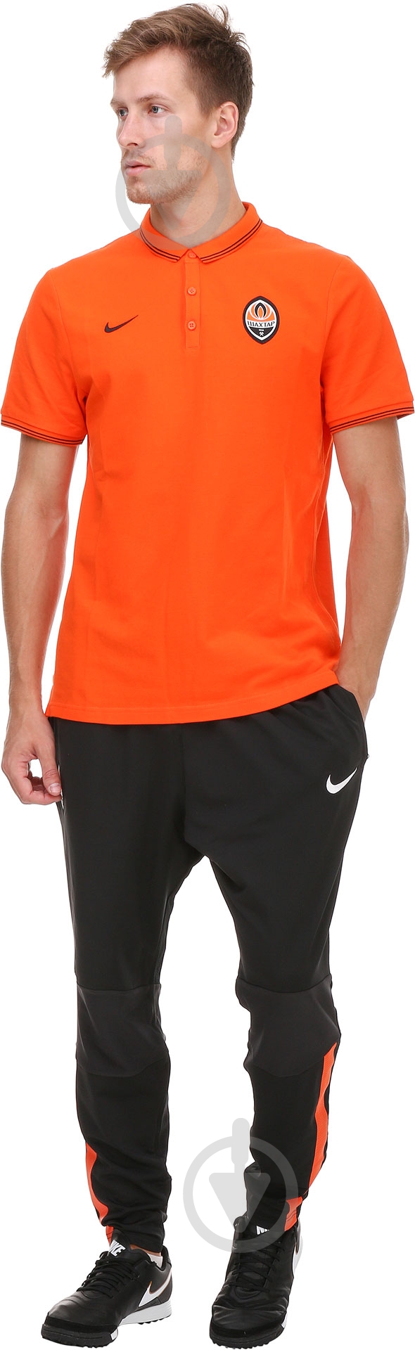 Поло Nike 636034-815 р.2XL оранжевый - фото 4