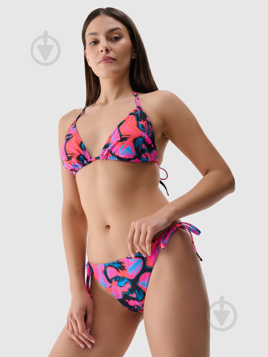 Плавки 4F BIKINI BOTTOM F076 4FWSS25UBKBF076-54A р.L рожевий - фото 1