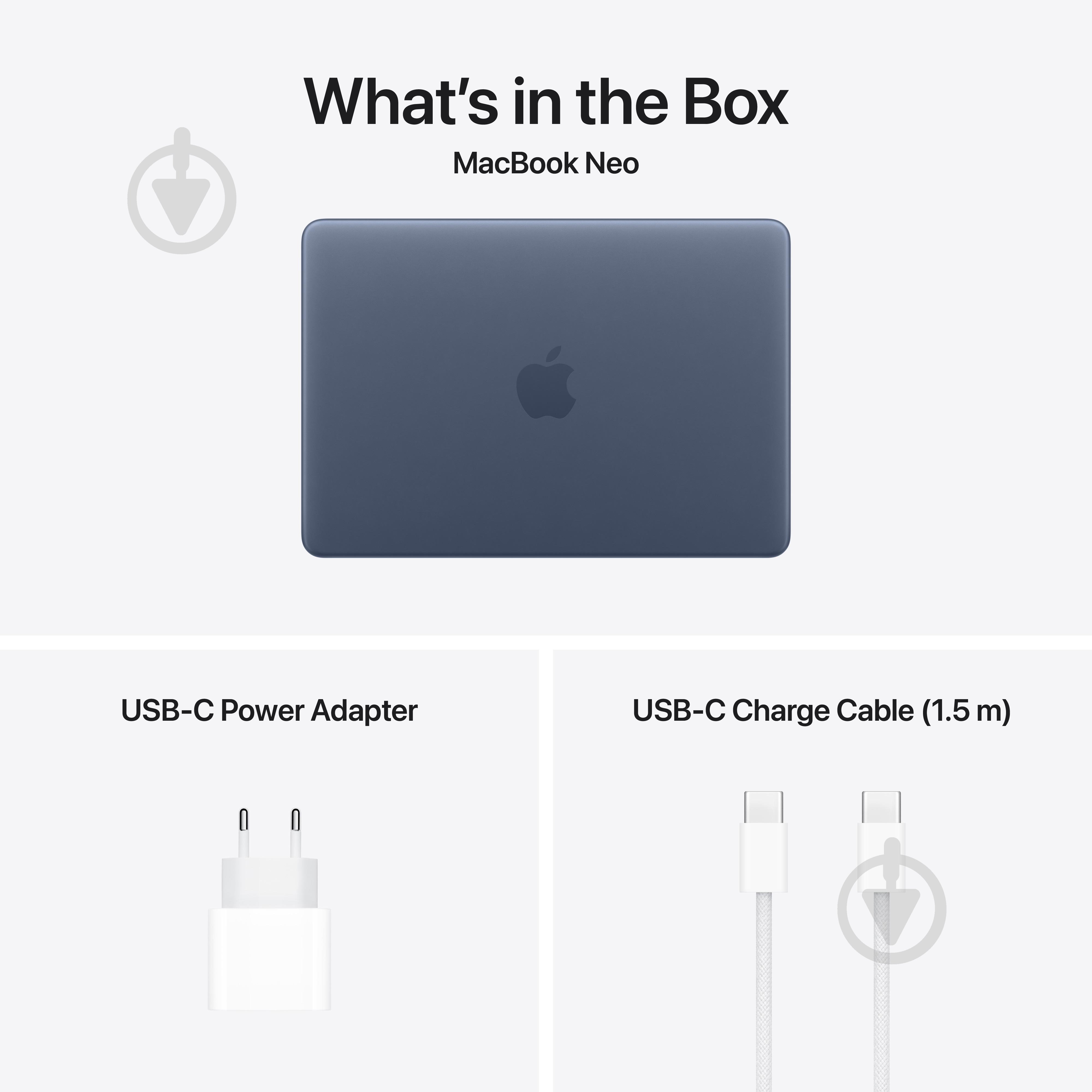 Ноутбук Apple MacBook Neo 2026 8GB/256GB 13" (MHFF4UA/A) indigo - фото 10